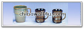 CT305 imaginal-side glaze mug 