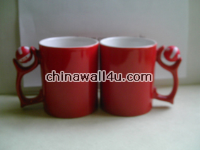 CT340 Chinared Mug with Spin Logo 