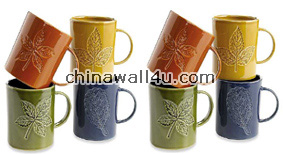 CT648 Leaf mugs 