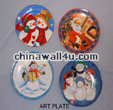 CT622 Ceramic art plates   