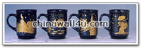 CT502 mug with gold decal            